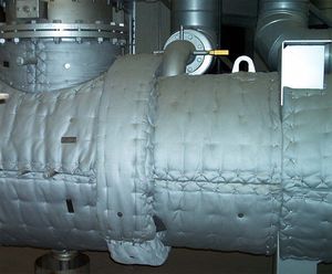 Thermopolster im Einsatz an einem Wärmetauscher